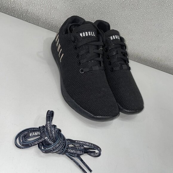NEW NOBULL ST Trainer Low Training Shoes Black Size M5.5 / W7 New Without Box - Picture 2 of 9